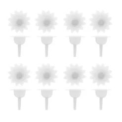Soportes blancos para velas (12) - Modecor