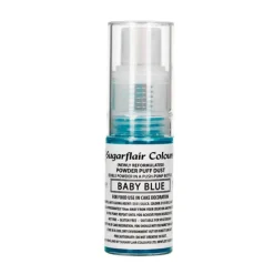 Spray de purpurina en polvo azul bebé 10 g - Sin gluten - Sugarflair