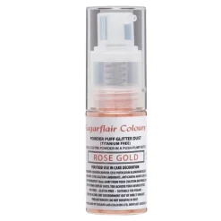 Spray de purpurina en polvo oro rosa 10 g - Sugarflair