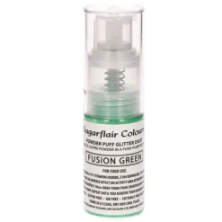 Spray de purpurina en polvo verde 10 gr - Sin gluten - Sugarflair