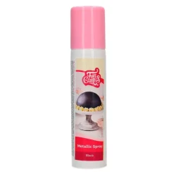 Spray efecto metalizado negro 100 ml - Funcakes