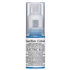 Spray en polvo azul eléctrico 10 g - Sin gluten - Sugarflair