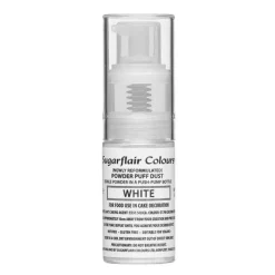 Spray en polvo blanco 10 g - Sin gluten - Sugarflair