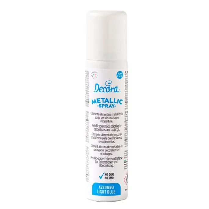Spray metalizado azul 75 ml - Decora