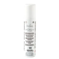 Spray metalizado plateado 75 ml - Decora