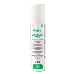 Spray metalizado verde 75 ml - Decora