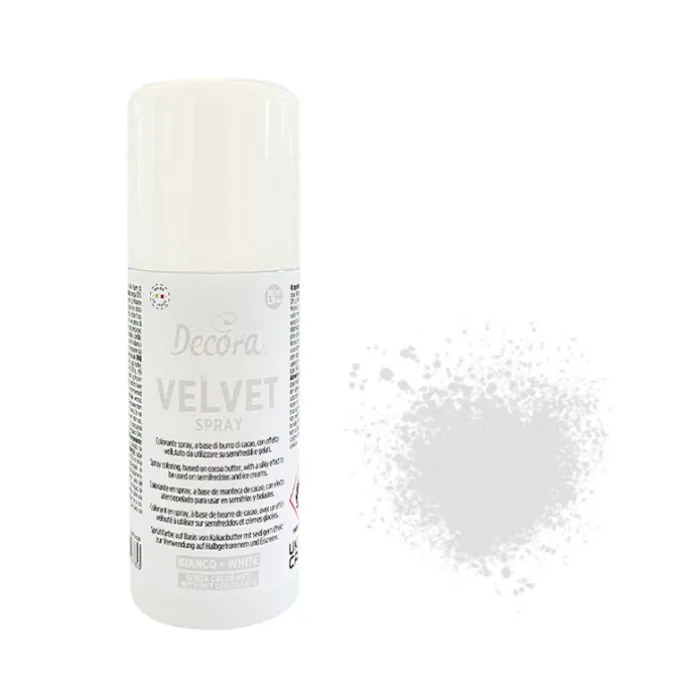 Spray Velvet efecto terciopelo blanco 100 ml - Decora
