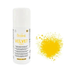 Spray Velvet efecto terciopelo amarillo 100 ml - Decora
