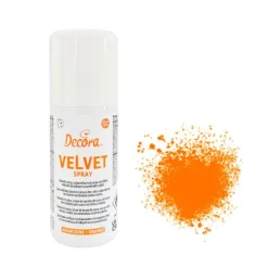 Spray Velvet efecto terciopelo naranja 100 ml - Decora