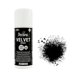 Spray Velvet efecto terciopelo negro 100 ml - Decora