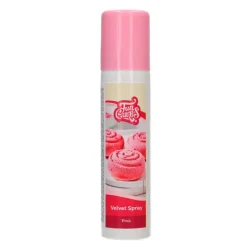 Spray Velvet efecto terciopelo rosa 100 ml - Funcakes
