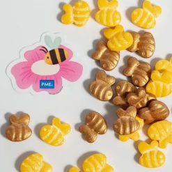 Sprinkles abejas amarillas y doradas de azúcar 25 g - PME