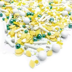 Sprinkles amarillos, blancos y verdes Lemon Pie 90 g - Happy Sprinkles