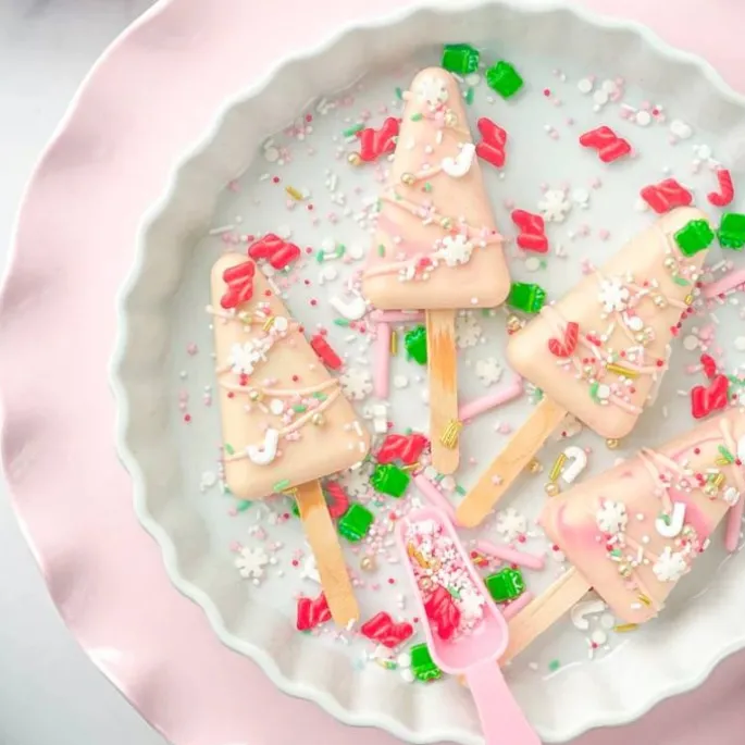 Sprinkles bastones, botas y regalos de Navidad Christmas Morning 90 g - Happy Sprinkles