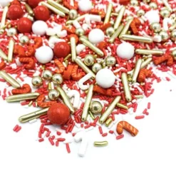 Sprinkles bastones de Navidad Holly Jolly 90 g - Happy Sprinkles