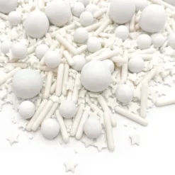 Sprinkles blancos Milky Way 180 g - Happy Sprinkles