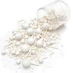 Sprinkles blancos Milky Way 180 g - Happy Sprinkles