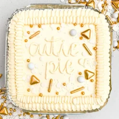 Sprinkles blancos y dorados Champagne Shower 90 g - Happy Sprinkles