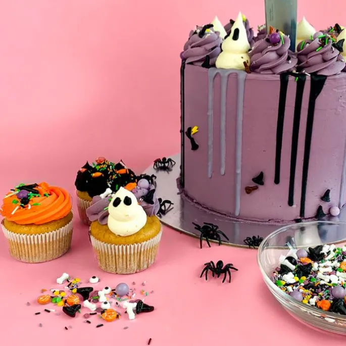 Sprinkles calabazas, huesos y sombreros Spooky Halloween 90 g - Happy Sprinkles