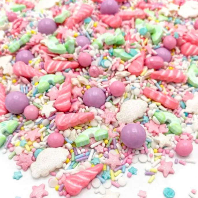 Sprinkles colores pastel But First Unicorn 90 g - Happy Sprinkles