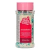 Sprinkles copos de nieve blancos y azules 50 g - Funcakes