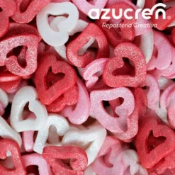 Sprinkles corazones abiertos de azúcar 90 g - Azucren
