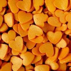 Sprinkles corazones dorados 60 g - Azucren
