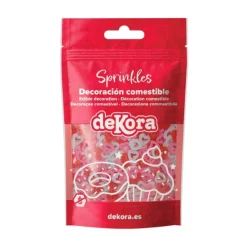 Sprinkles corazones 100 g - Sin gluten - Dekora
