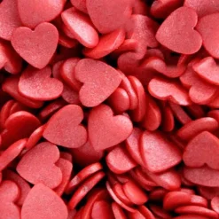 Sprinkles corazones rojos 60 g - Azucren
