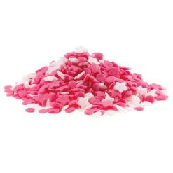 Sprinkles de azúcar rosas 100 g - Sin gluten - Dekora