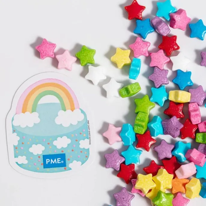Sprinkles de estrellas de colores de azúcar 25 g - PME