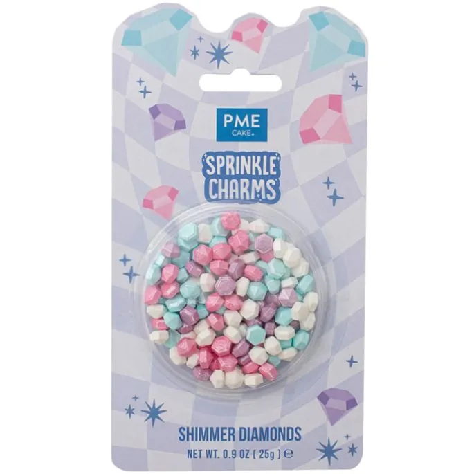 Sprinkles diamantes brillantes de azúcar 25 g - PME