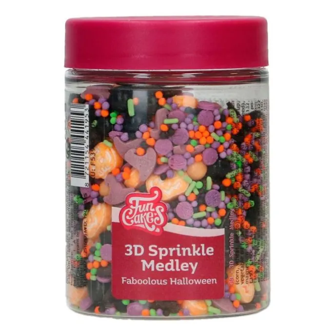 Sprinkles 3D Medley Faboolous Halloween 70 g - Funcakes