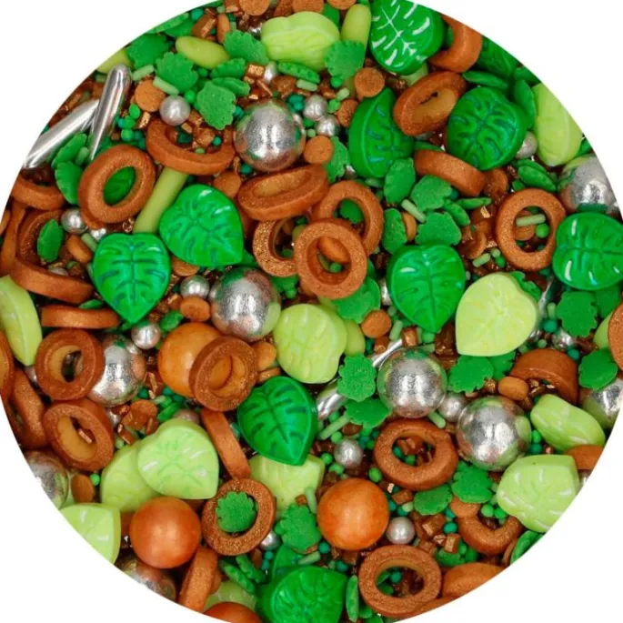 Sprinkles 3D Medley Jungle Joy Selva 70 g - Funcakes