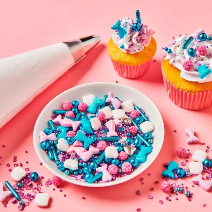 Sprinkles 3D Medley Miracle Mermaid Sirenas 70 g - Funcakes