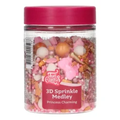 Sprinkles 3D Medley Princess Charming Princesas 70 g - Funcakes