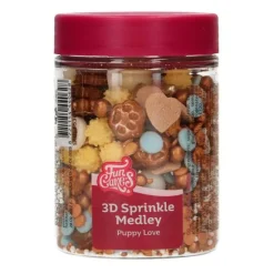 Sprinkles 3D Medley Puppy Love Perros 70 g - Funcakes