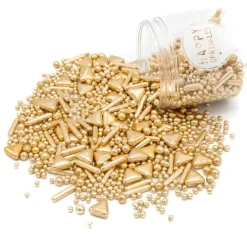 Sprinkles dorados Vintage Gilding 190 g - Happy Sprinkles