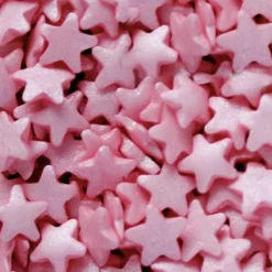 Sprinkles estrellas rosas 60 g - Azucren