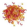Sprinkles estrellas y bastones de caramelo Navidad 100 g - Sin gluten - Dekora