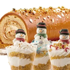 Sprinkles estrellas y copos de nieve Navidad 100 g - Sin gluten - Dekora