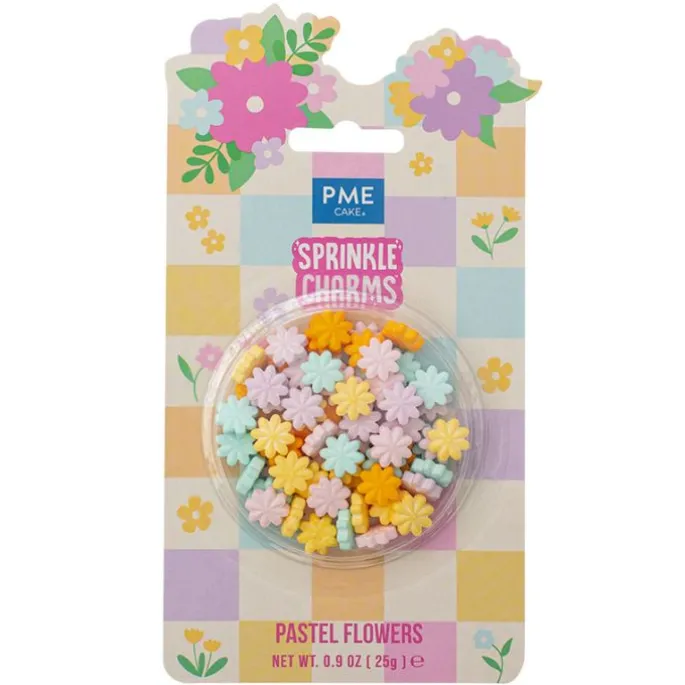 Sprinkles flores de colores de azúcar 25 g - PME