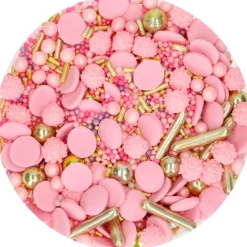 Sprinkles Glamour Pink Medley 65 g - Funcakes