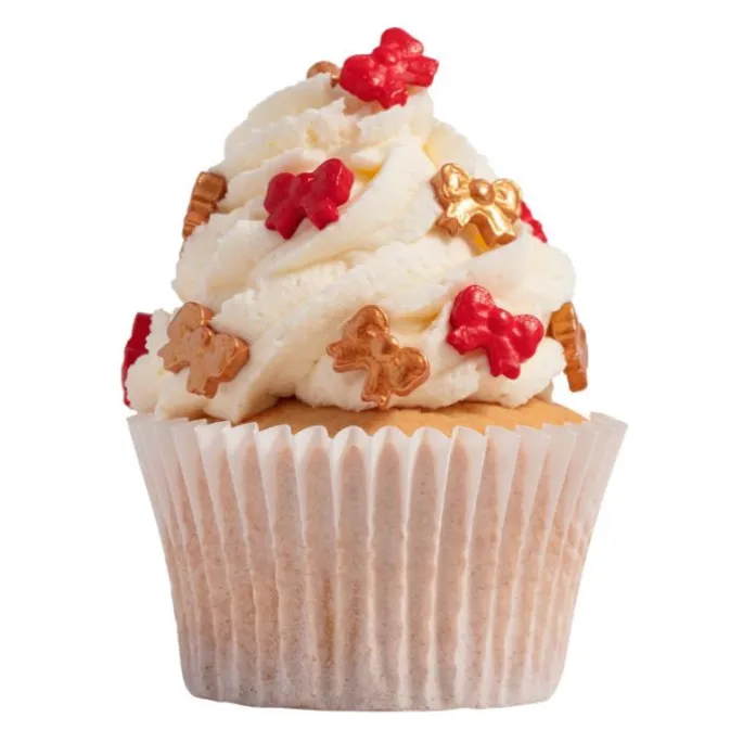 Sprinkles lazos de regalo rojos y dorados de azúcar Navidad 25 g - PME