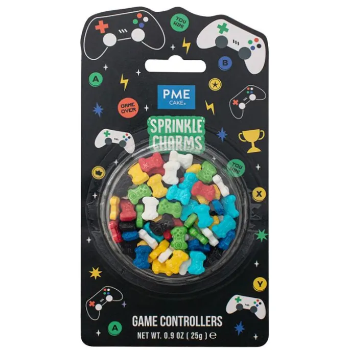 Sprinkles mandos videojuegos de azúcar 25 g - PME