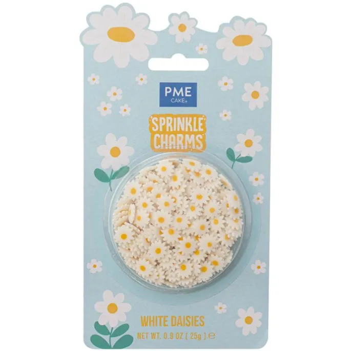 Sprinkles margaritas blancas de azúcar 25 g - PME