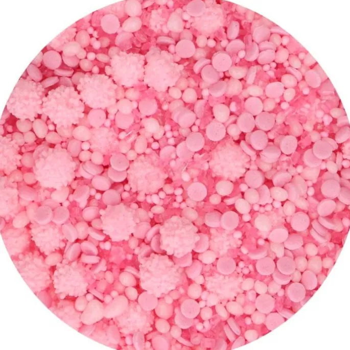 Sprinkles Medley Pink 70 g - Funcakes