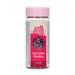 Sprinkles Medley Purple 70 g - Funcakes