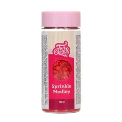 Sprinkles Medley Red 70 g - Funcakes