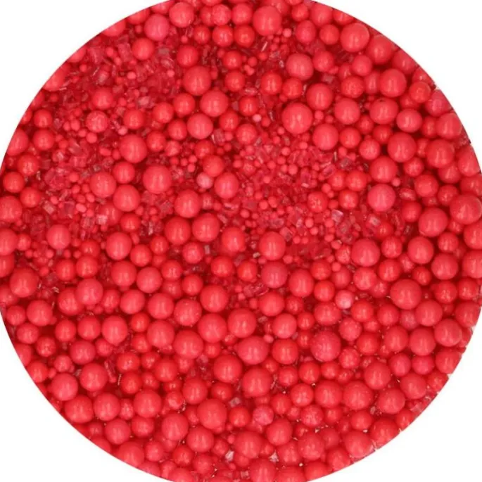 Sprinkles Medley Red 70 g - Funcakes